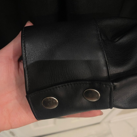 Zara leather jacket xs - Picture 5 of 6